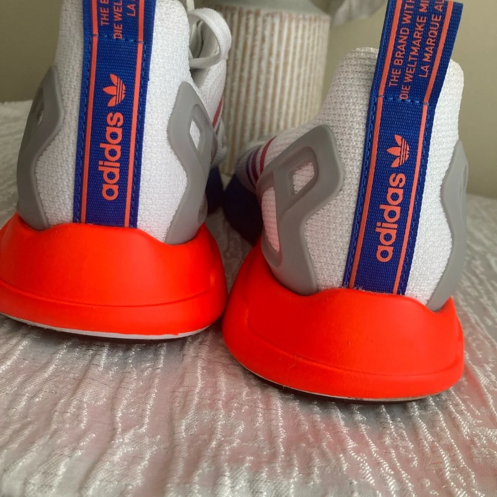 Adidas ZX 2K Boost White Red Blue Sneakers